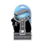 Οδηγός αυξομειωμένος Alcott medium, ταινία 5m, μαύρο