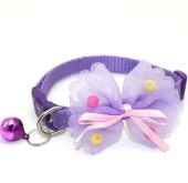 Ρυθμιζόμενο κολάρο σκύλου γάτας με παπιγιόν