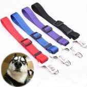 Λουρί ζώνη ασφαλείας αυτοκινήτου για σκύλους, κόκκινο